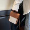 Simple and Fashionable Color-blocking Small Square Bag for Summer Casual Mobile Phone Bag Single-shoulder Crossbody Bag