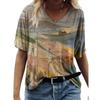 Oversized 3d Abstract Summer Print Women's T-shirt Casual Loose Short-sleeved Tops Tee Ladies Tshirt 5xl Streetwear Clothes