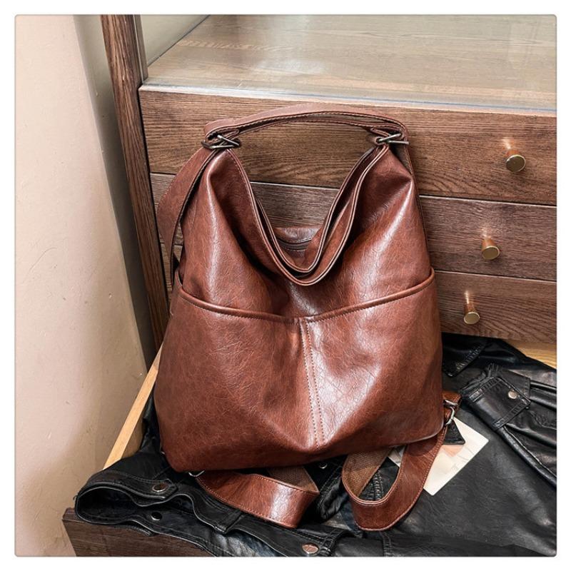 Bag Women's New Large-capacity Versatile Backpack Multi-purpose Messenger Bag High-end Tote Bag