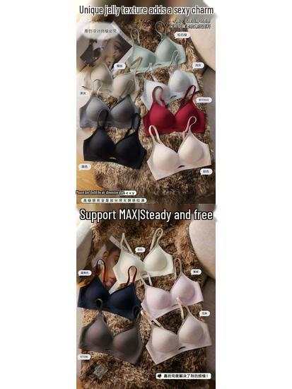 Seamless Hollow Design Supportive Bra – Comfort, Lift, and Anti-Sagging for a Smaller-Looking Bust