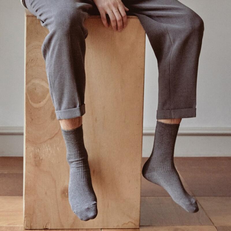 Unisex Charcoal Socks 3 Pack UNI122-SET