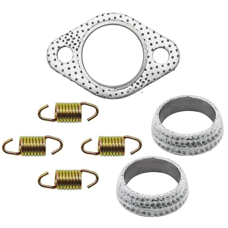 Exhaust Muffler Gasket Seal Spring Rebuild Kit for Polaris 01-14 Sportsman 400 450 500 Ranger 400 425 500 Scrambler 500 Hawkeye