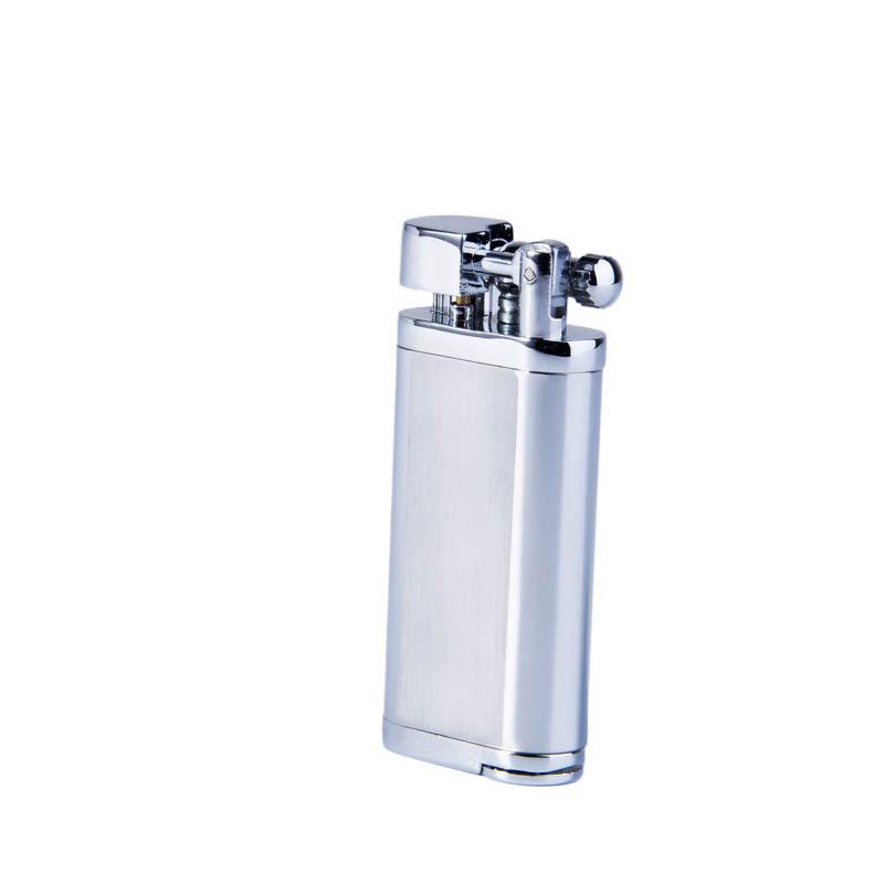 Oblique Flame Metal Lighter – A Creative Classic Gift for Men