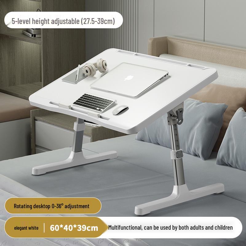 Adjustable Laptop and Reading Desk – Bedside Table for Study & Office