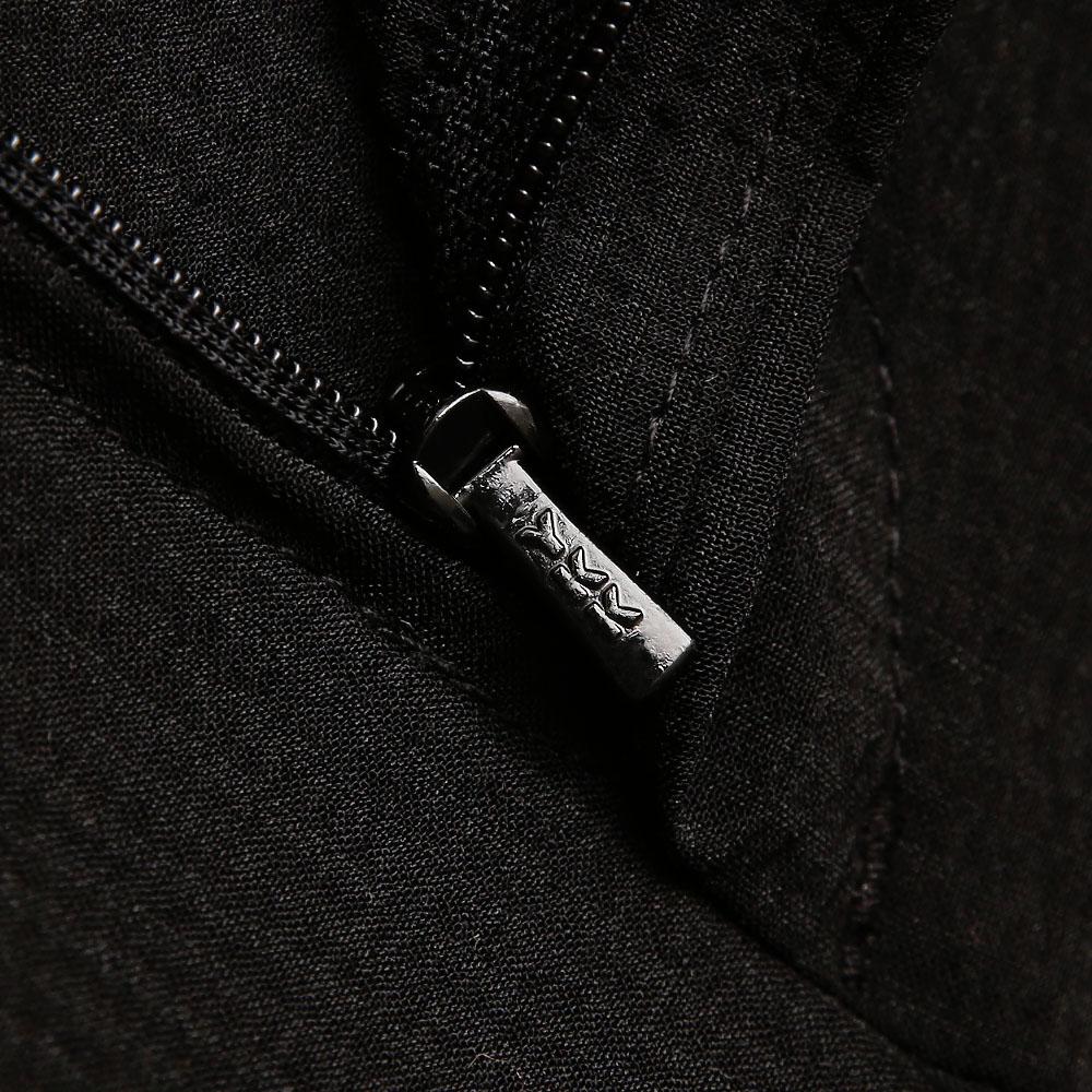 Solti Summer Wool Seersucker Trousers (Black)