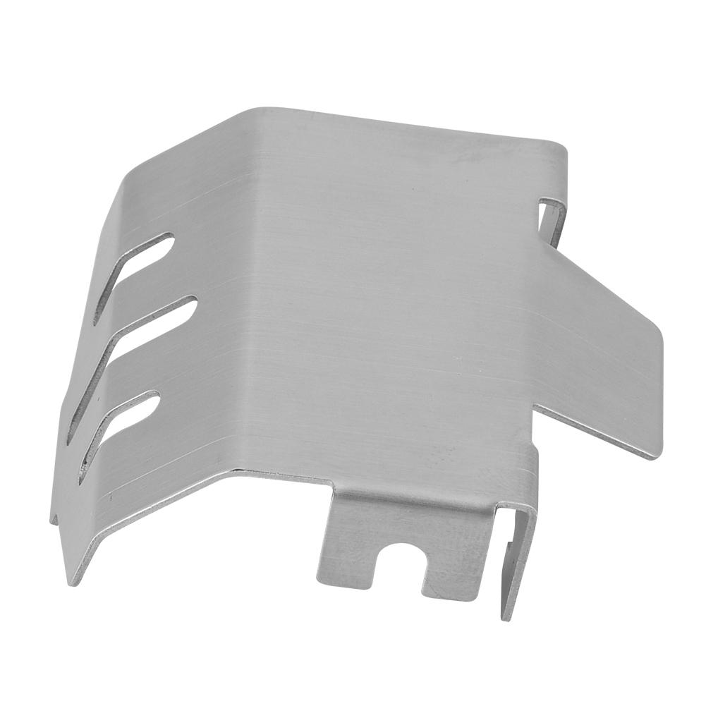 2pcs Stainless Metal Front Rear Axle Protective Guard Plate for Traxxas TRX4 110 RC Crawler