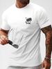 Small Black Palm Tree Beach Print On Premium Soft 100 Cotton Unisexs T Shirt Perfect for Summer Casual Streetwear Style