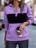 2025 New Women's Casual Hooded Long-sleeved Pullover Regular Multi-color Sweatshirt