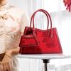 2024 Spring/Summer Red Wedding Bag Fashionable Light Luxury Bridal Bag for Women, Niche High-End Crossbody Handbag