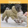 Winter Koreanischer Hund Kleiner Stil Mantel Vierbeiniges Pudel Outfit Dicke Daunenbaumwolle Für Wärme Und Kälteschutz