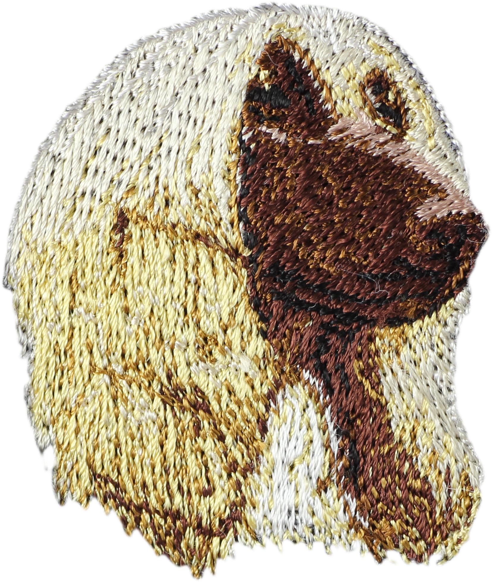 

Afghan Hound, Tazi - dog-shaped patch, embroidered patch, unique decoration for Art-Dog backpack різнокольорові кольору