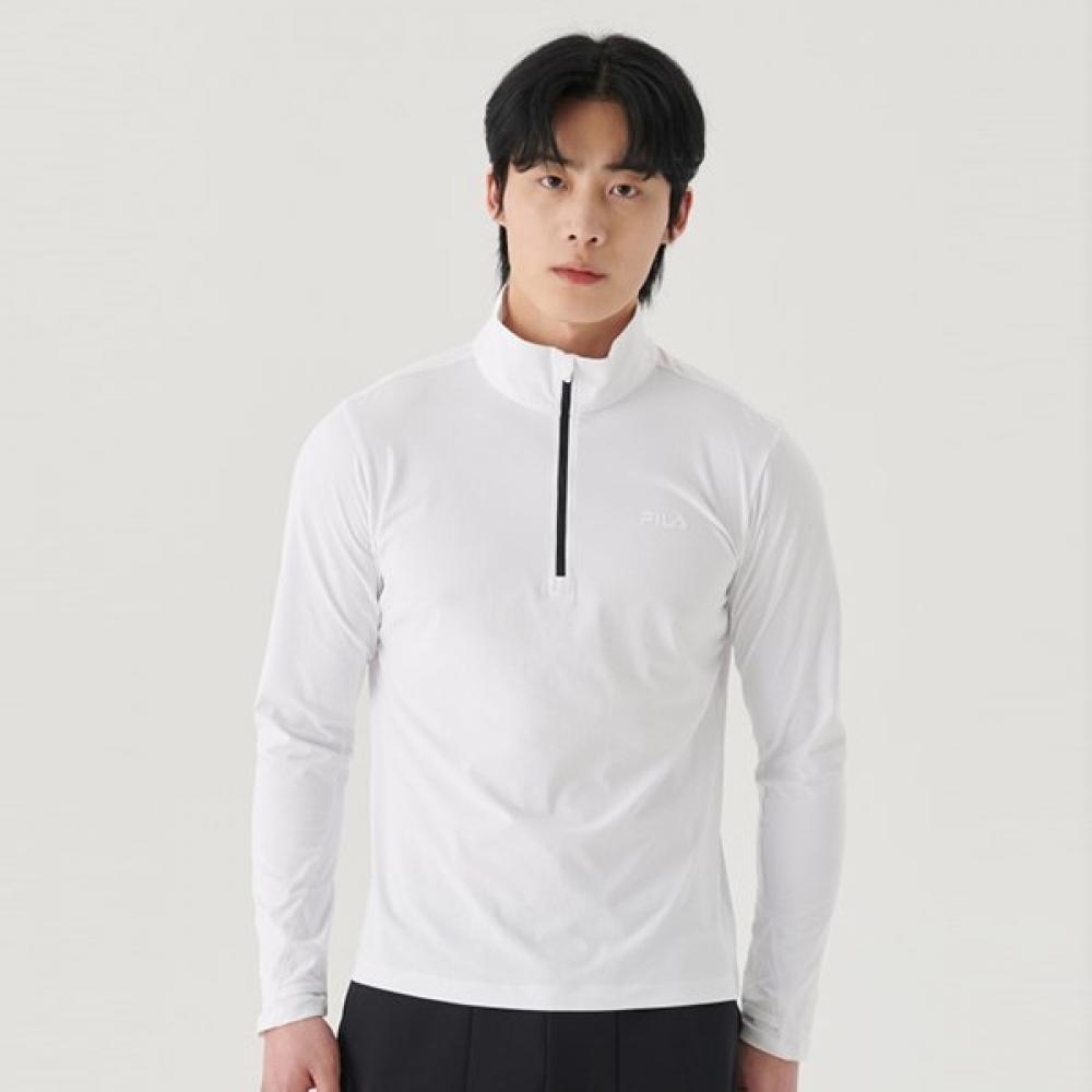 

Fila STreTch Thumbhole Half Zip T shirT WHITE/095