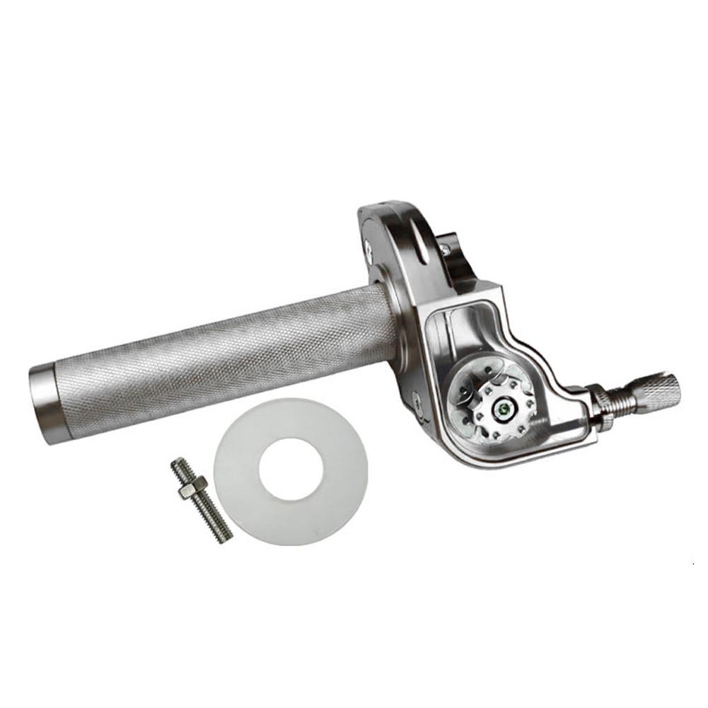 22mm CNC Aluminium Motorsykkel Gasshåndtak Twistgrep Styre for Moped Scooter ATV Quad Bike