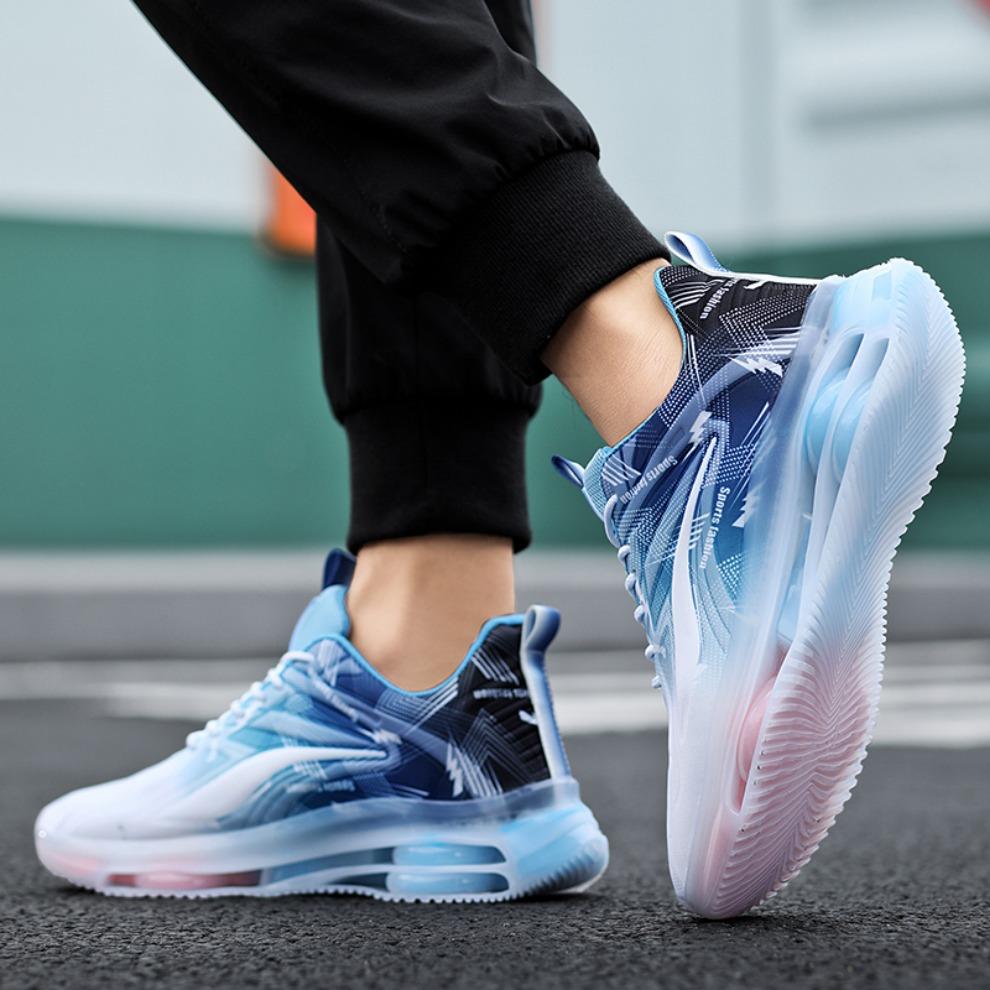 Men Summer Shoes Breathable Comfortable NonSlip Fashion Men's Basketball Air Cushions, Non Slip, Shock Absorbing