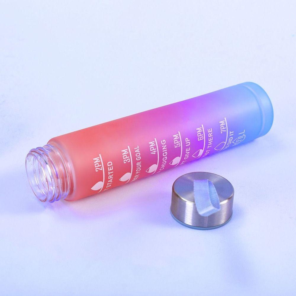 Three Piece Set Leak Proof Colorful Cup Large Capacity Fitness Sports Kettle  Running