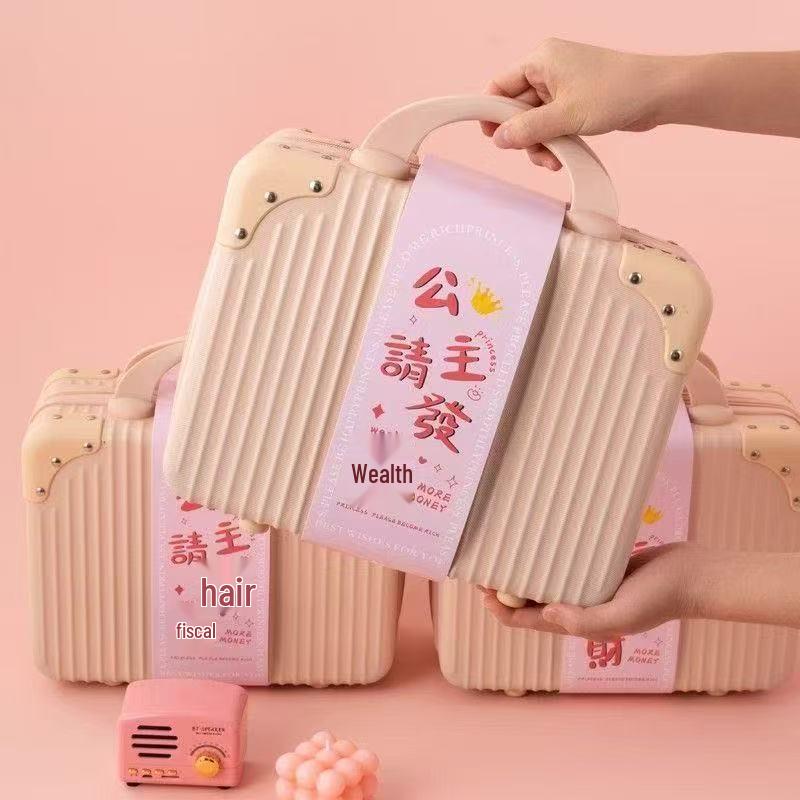 14" Women's Travel Makeup & Souvenir Box with Wheels