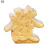 Auspicious Imitation Gold Ingot Ornament Plastic Mascot Display Crafts Home Decor