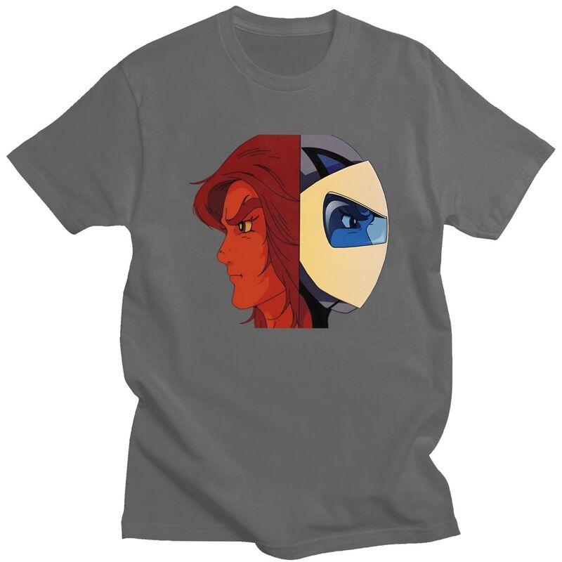 Custom Mens Actarus Goldrake T Shirt Short Sleeve Cotton Tshirt Leisure UFO Robot Goldorak Grendizer Tees Loose Fit Clothing