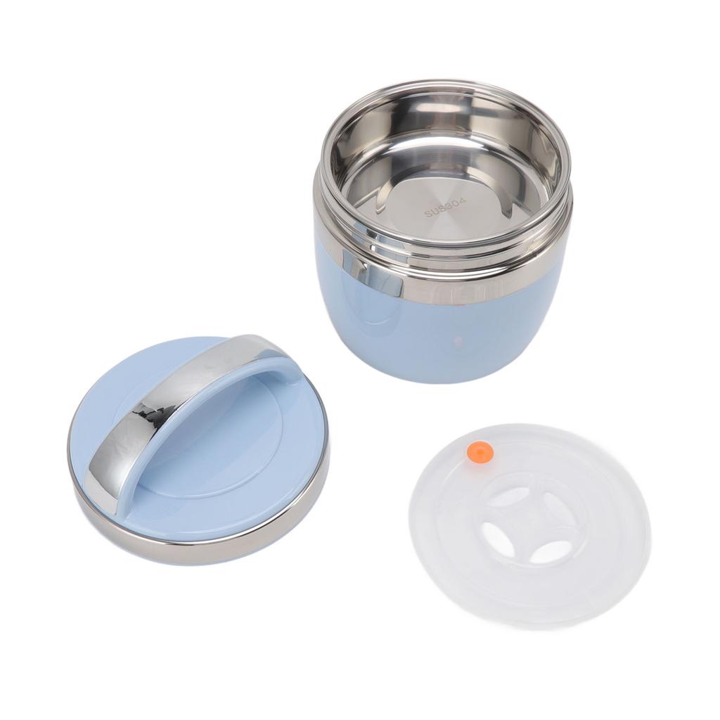 1,5L Vakuummatlåda 304 Rostfritt Stål Isolerad Matbehållare Bärbar Bentolåda för Student