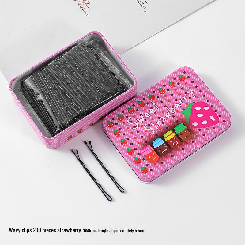 50-200 Pcs Black U-Shaped Bobby Pins & Flat Hair Clips for Hair Styling