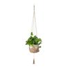 Hat Shaped Macrame Flower Pot Hanging Basket Sturdy Plant Hanger Hanging Planter  Wedding