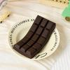 Slow-Rising Chocolate Squeeze Toy Realistic TPR Fidget for Stress Relief Portable Decompression