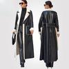 Cappotto Lungo in Ecopelle con Pelliccia Sintetica Ispessito Autunno Inverno Donna Morbido Ampio Cappotto Intero Invernale