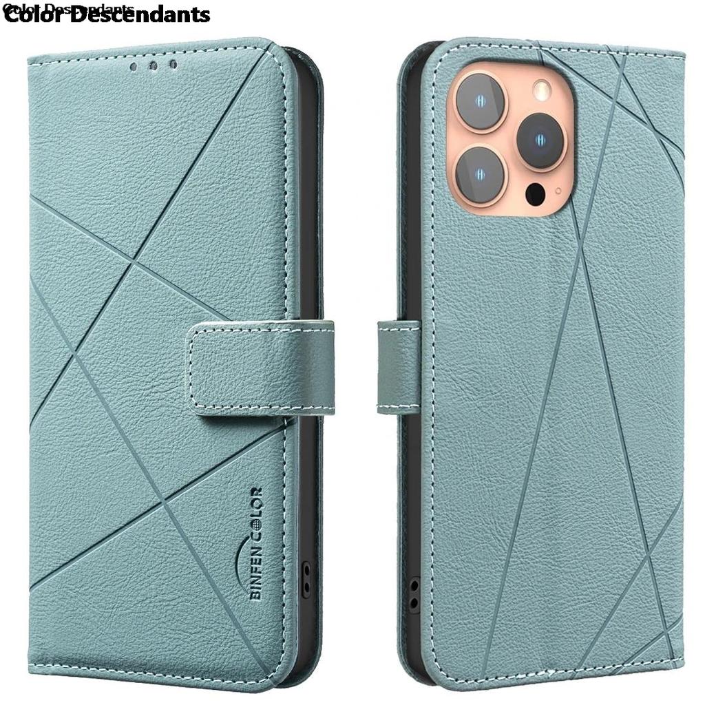 Flip Wallet Leather Cards Solt Book Case For iPhone 17 Air 17 Pro 17 Plus 17 Pro Max Embossed Lines Bag Business Phone Cover