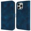 For iPhone 14 Pro Max Wallet Case Double Folded Edge Skin Touch PU Leather Flip Phone Cover