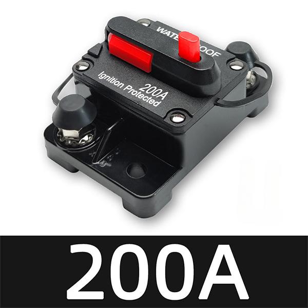 20A to 300A 12V-48V Circuit Breaker Power Protect Fuse Trolling with Reset Waterproof Car Boat 30A 80A 100A 300A Fuse Holders1