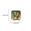 50PCS PVC Christmas Cartoon Stickers DIY Kids Sticker Toys New Santa Claus Sticker  Notebook