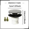 Versatile Bath Plug Stopper Durable Plastic Drain Filter Replacement for Bathtubs Washbasin Shower 3/8 5/16