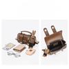 Genuine Leather Bag Multi-layer Cowhide Shoulder Bag Small Square Bag Premium Large Capacity Crossbody Bag for Women