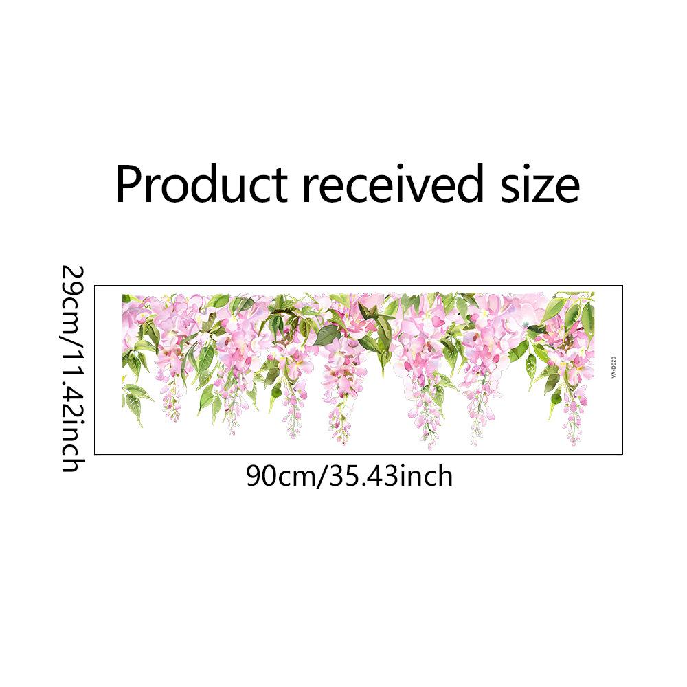 Yellow Flower Vine Butterfly Bird Wall Stickers Refrigerator Window Cupboard Home Decorations DIY Home Decals Art Mural Posters