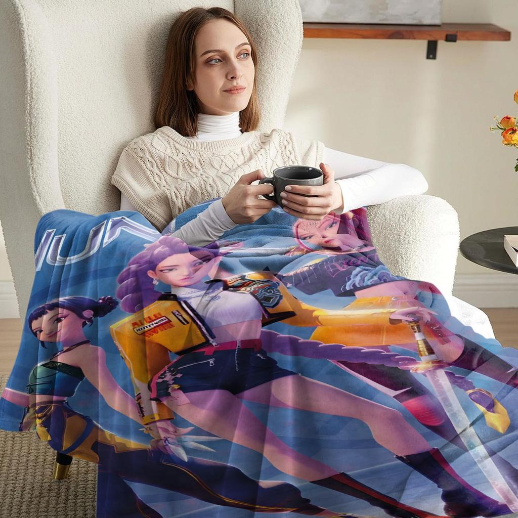 70 * 100cm Anime Peripheral Printed Warm Blanket
