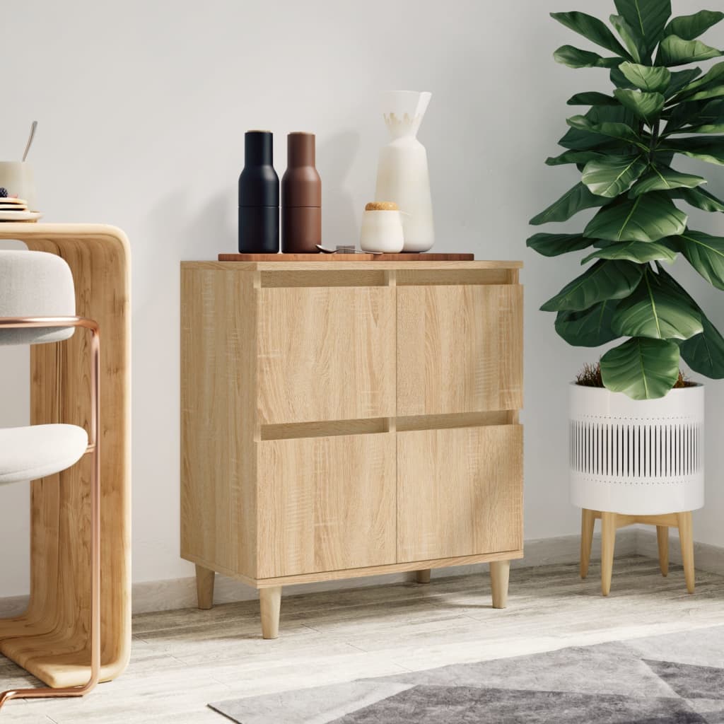 Vidaxl Chest of Drawers, Sonoma Oak, 60X35X70 Cm, Wood-Based Material