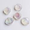 UVAB Blue Transparent Small Shell Beads for DIY Jewelry