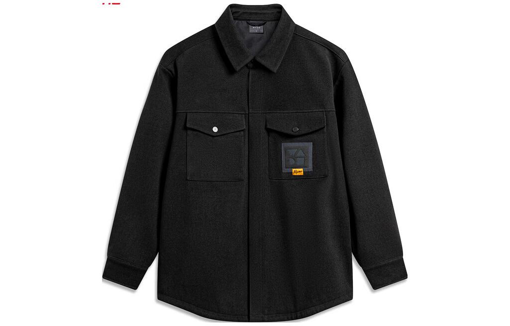 Li Ning Jackets Men s Black Lapel Moderate Other AFDT695-1 XL