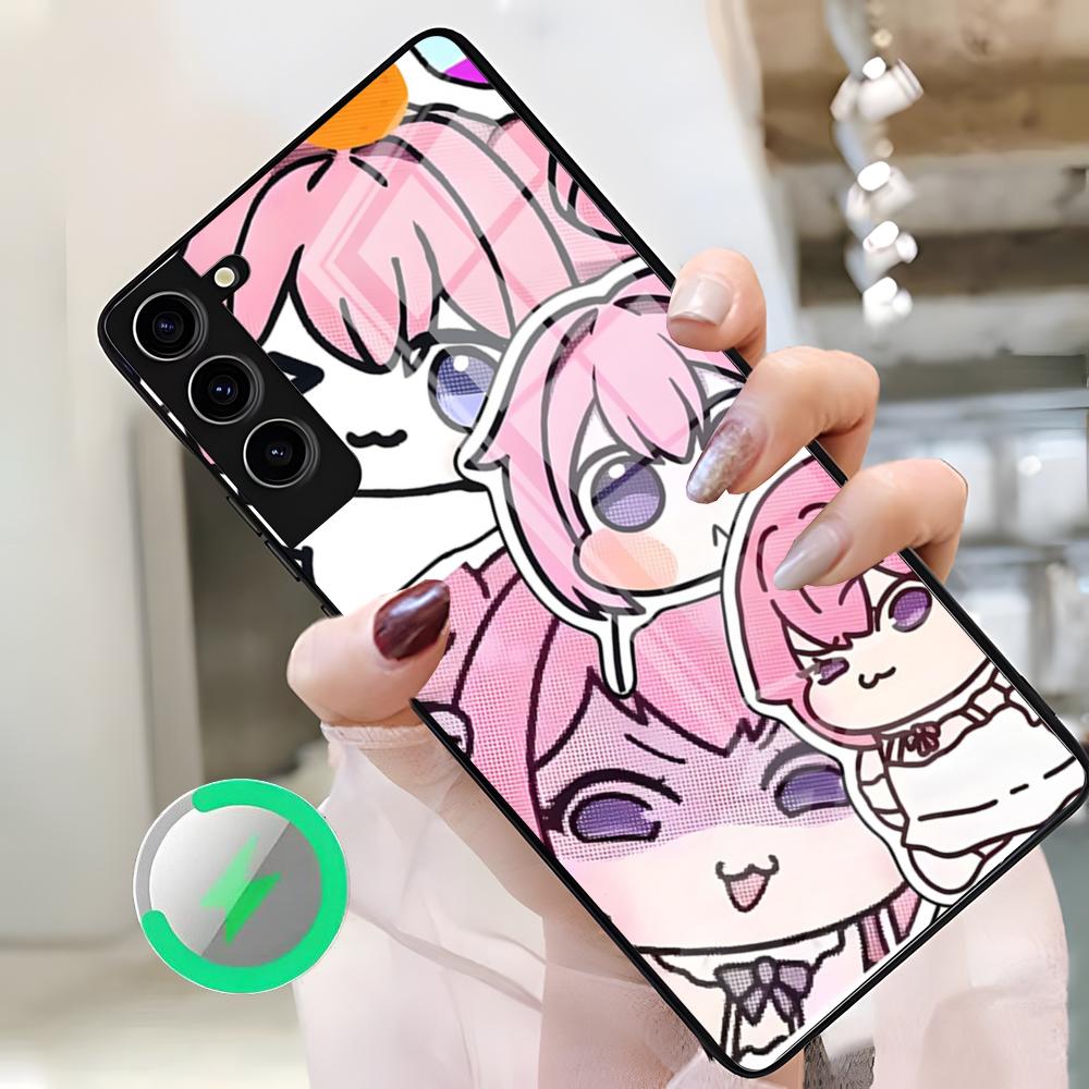 Game N-Nikke D-Doro Phone Case For Samsung S26 Ultra S25 Edge S23 S22 S21 S20 Ultra Plus S24 Fe A25 Magnetic Glass Cover