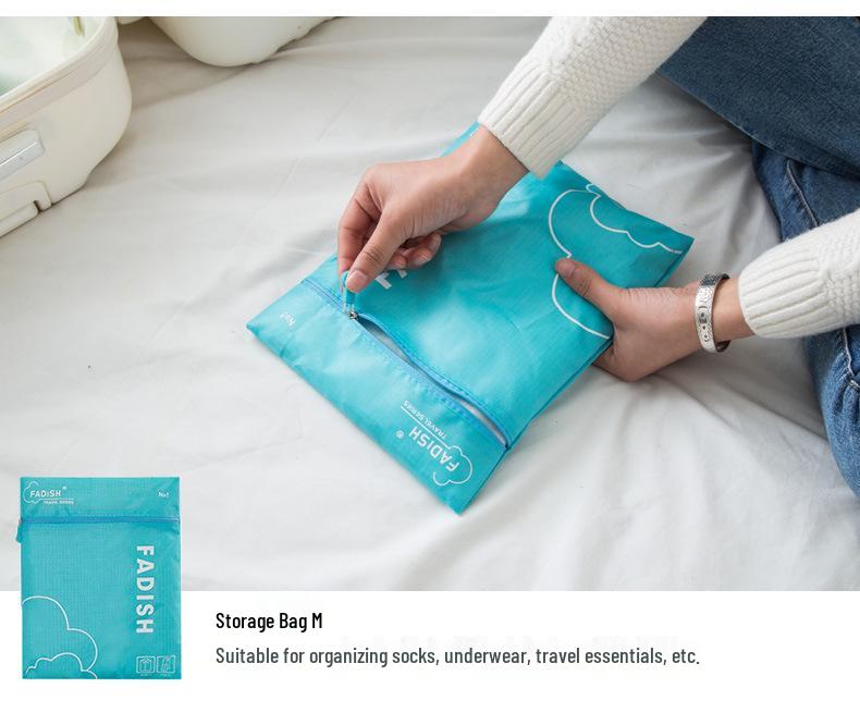 7-Piece Travel Storage and Organizer Bag Set for Suitcases