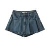 Fashion Style 2023 New Arrival Women's Clothing Stylish Slim Looking Easiest for Match Casual High Waist Stretch Pleated Denim Skirted Leggings