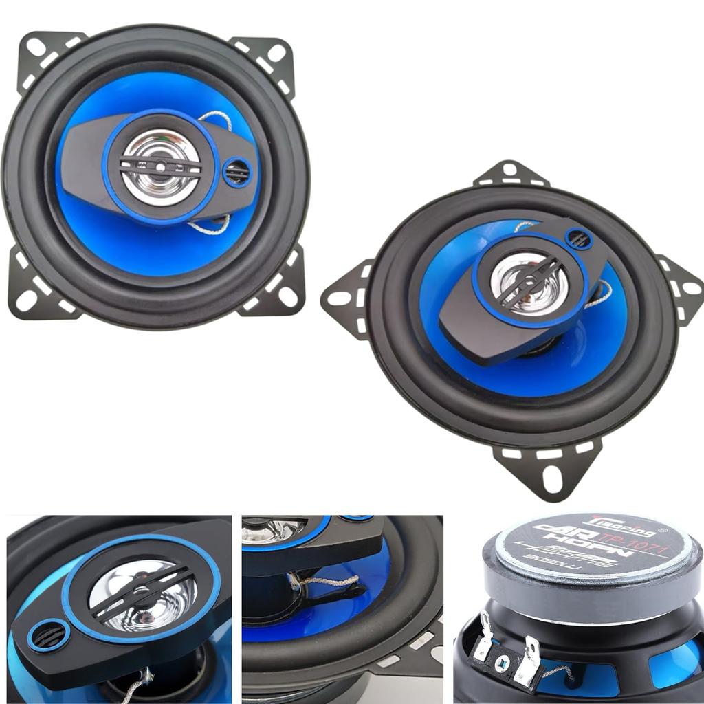 After7 Car Speakers, Ethernet, 3 Way MAX 300W, Separate, Coaxial, 2 Pieces, 1 Pair
