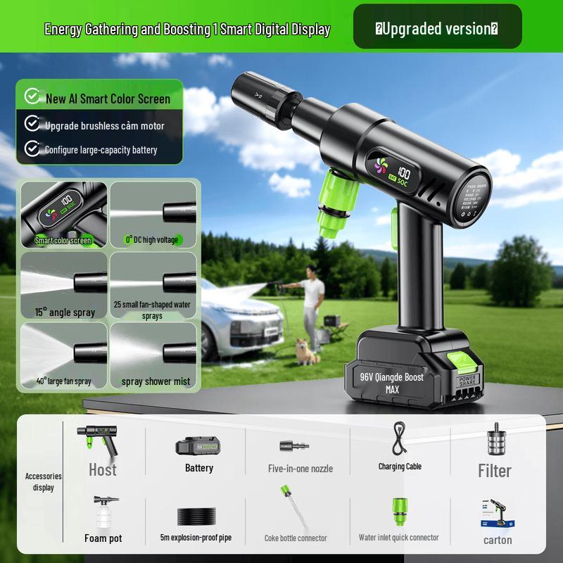 Zhiguozhe Cordless High-Pressure Car Washer
