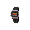 Customized Watch Modified Series Various Colored Mirrors Silver Resin Case Classic Retro Small Square Watch HeiSeBiaoDaiHengCaiTiaoWenBiaoJing