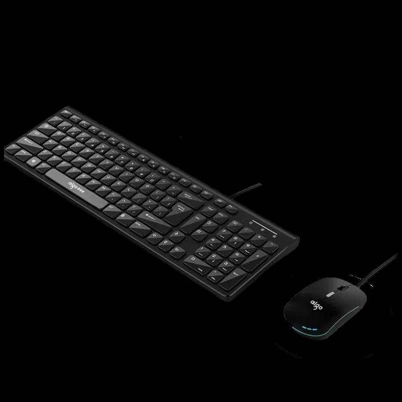 Aigo WQ9536 Silent Wired Keyboard Mouse Combo
