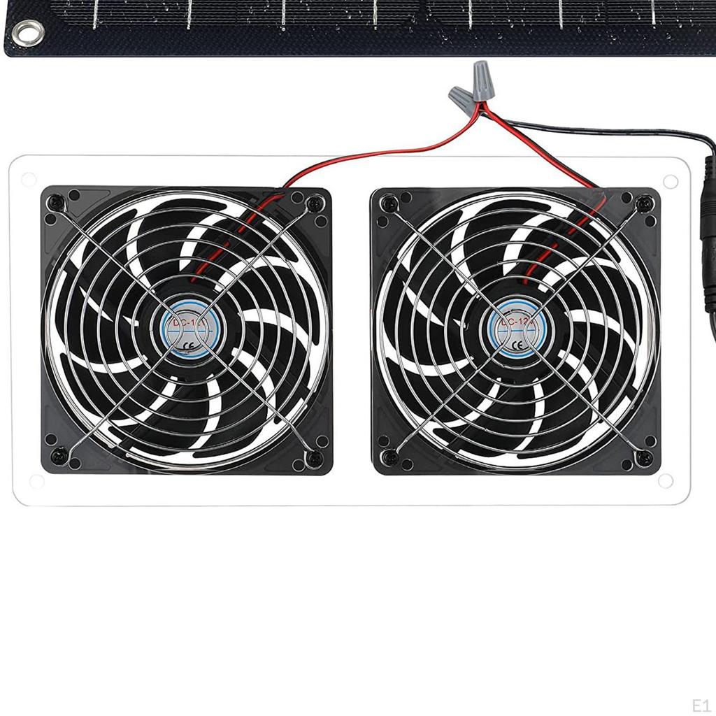Buy Waterproof solar Fan Cooling Ventilator Extractor Portable for