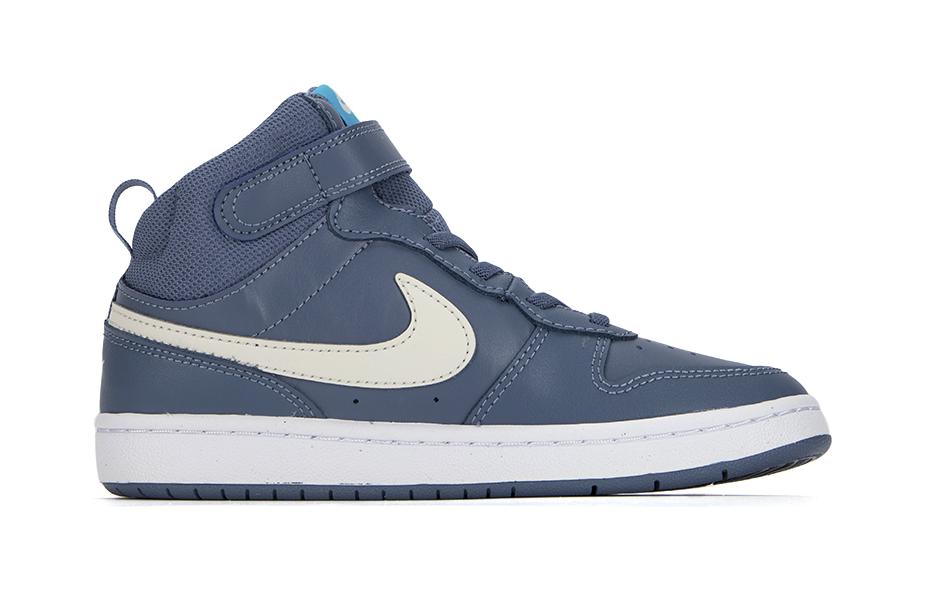 Nike Abrasion Resistant Mid Top Kids' Skateboarding Shoes Blue Children Aged 3 7 Years Old CD7783-402