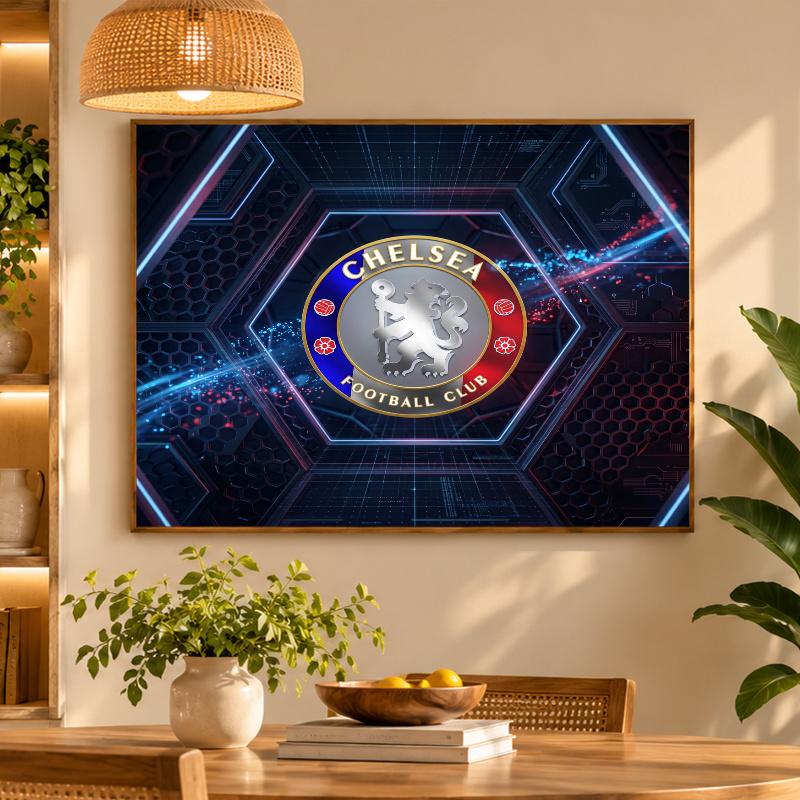 5D Diamond Painting Chelsea FC DIY Full Drill Diamond Art Kit Home Decoration