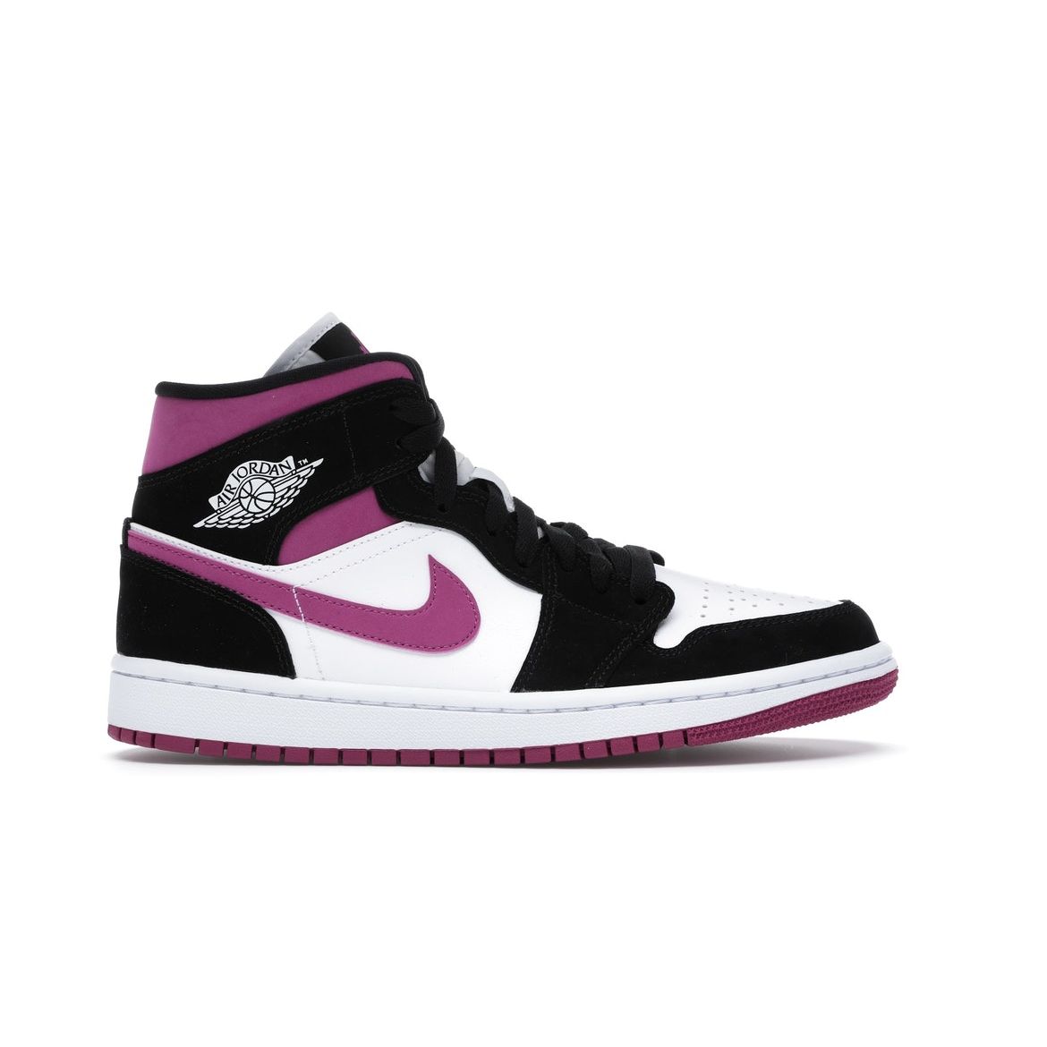 

Женские кроссовки Air Jordan 1 Mid Cactus Flower черно-белые BQ6472-005 36.5