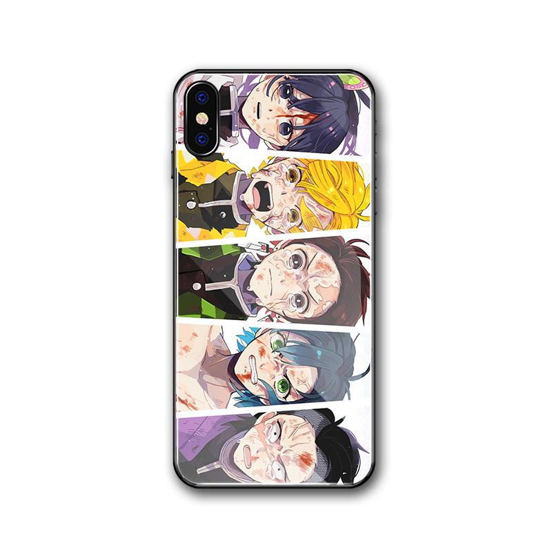 

Японское Аниме Клинок, рассекающий демонов Kimetsu no Yaiba Стеклянный Чехол для Телефона для iPhone 14 13 12 11 Pro max 6 7 8 14 Plus X XS XR XS Max iPhone 6 6s